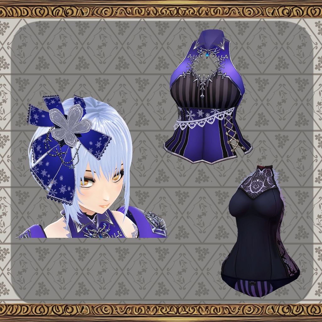 【Vroid】緋檻屋 1周年記念コスチューム