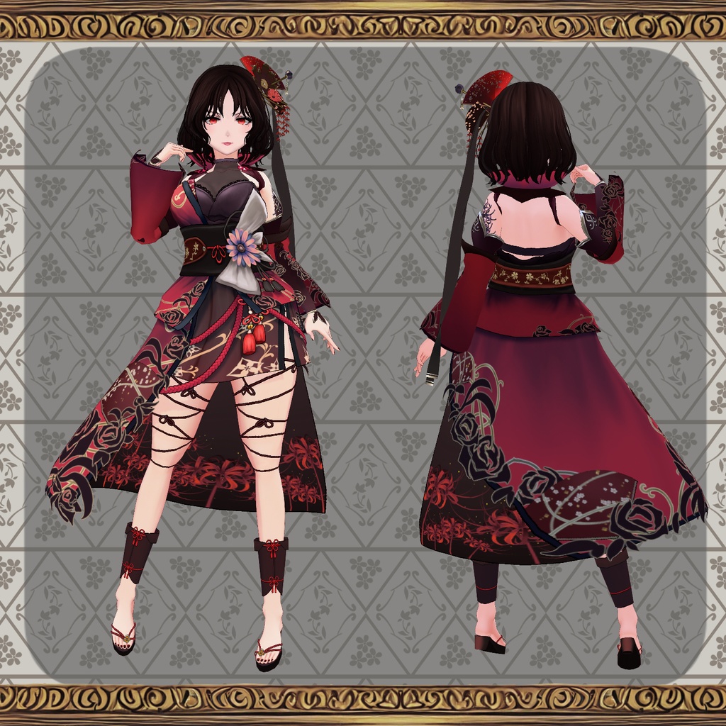 【Vroid】緋檻屋 1周年記念コスチューム