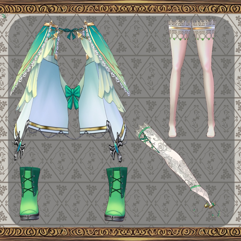 【Vroid】緋檻屋 1周年記念コスチューム