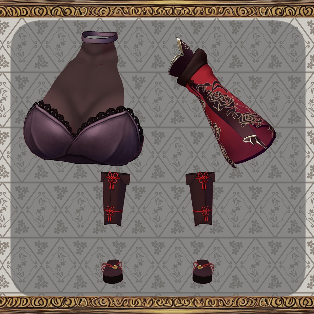 【Vroid】緋檻屋 1周年記念コスチューム