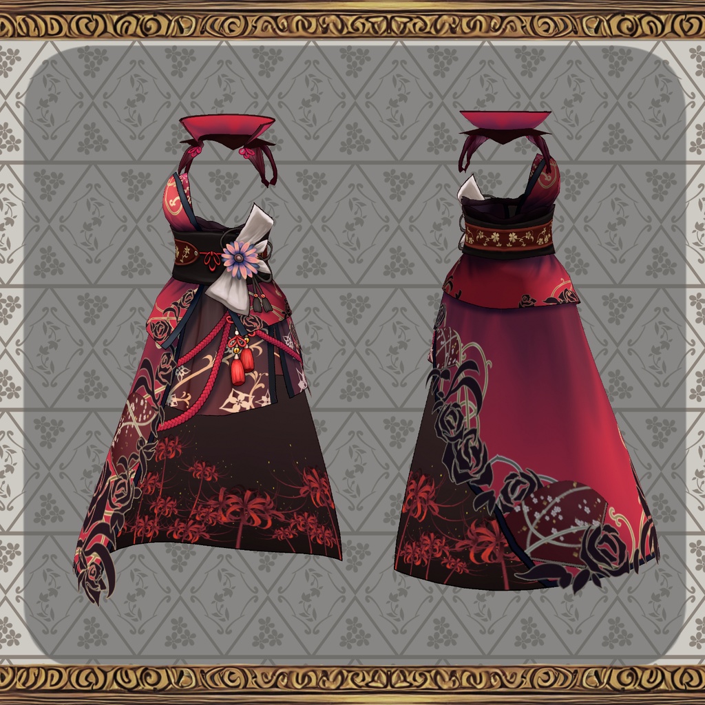 【Vroid】緋檻屋 1周年記念コスチューム