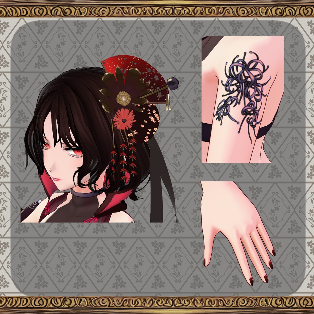 【Vroid】緋檻屋 1周年記念コスチューム