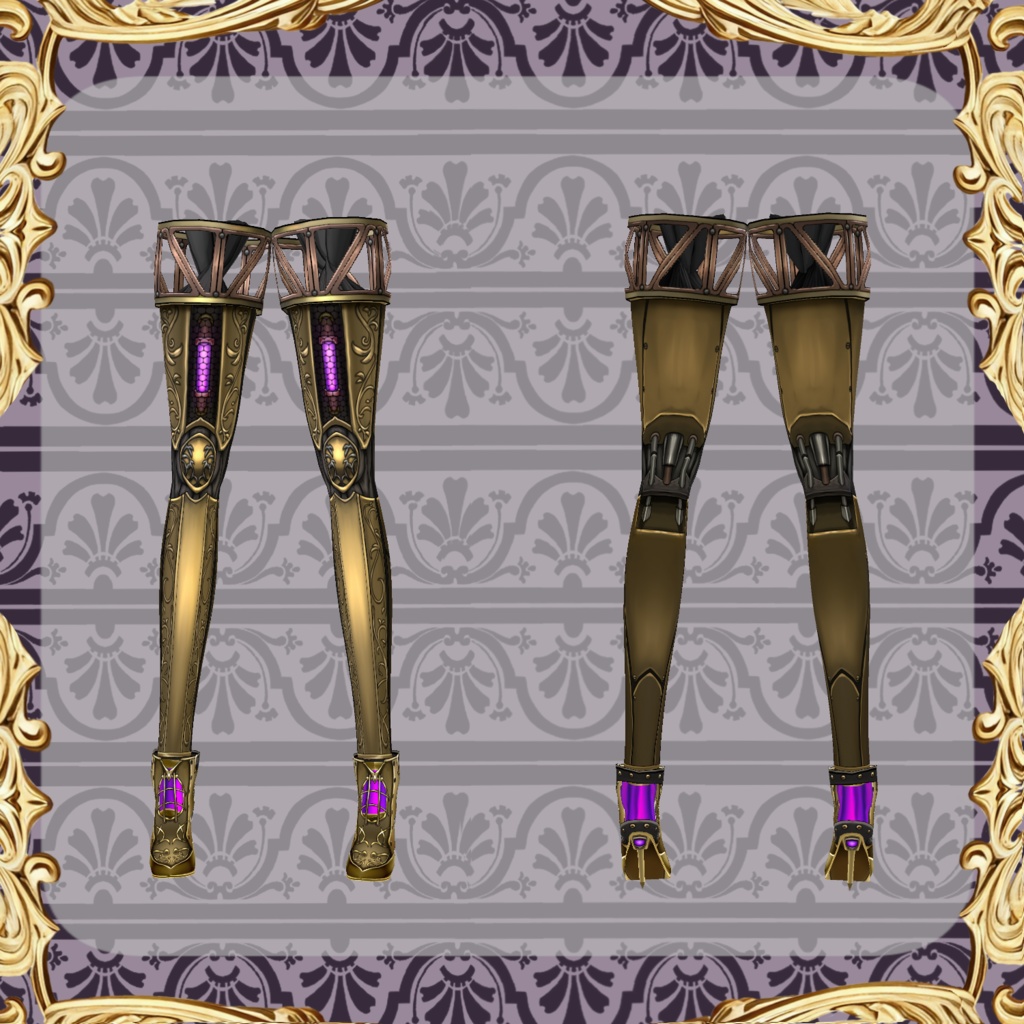 【Vroid】機械義肢少女 蜘蛛【steam punk】