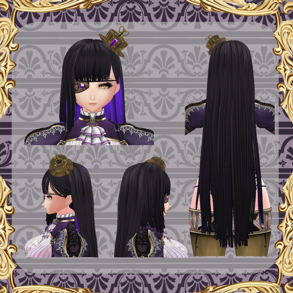 【Vroid】機械義肢少女 蜘蛛【steam punk】