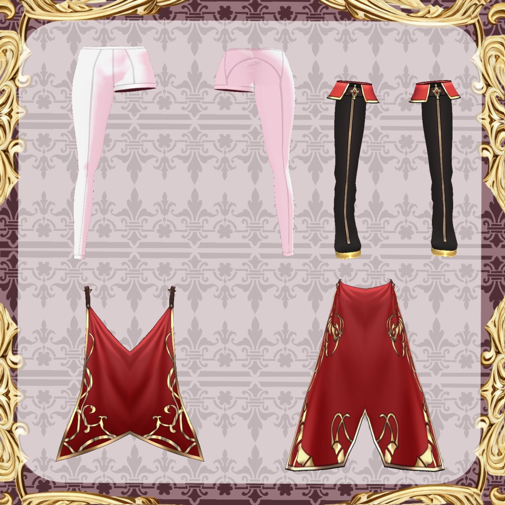 【Vroid】機械義肢少女 蜈蚣【スチームパンク衣装】