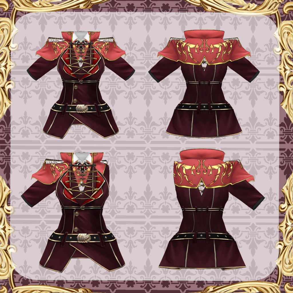 【Vroid】機械義肢少女 蜈蚣【スチームパンク衣装】