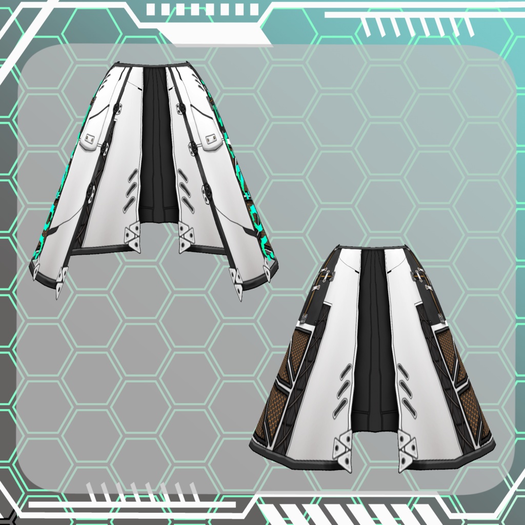 【Vroid】サイバーサムライ 増女【サイバーパンク】