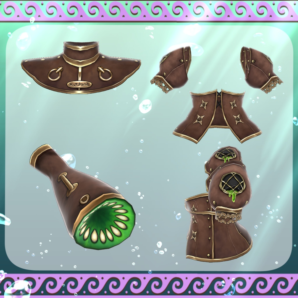 【Vroid】深淵歌姫 Diva of abyss【タコ】