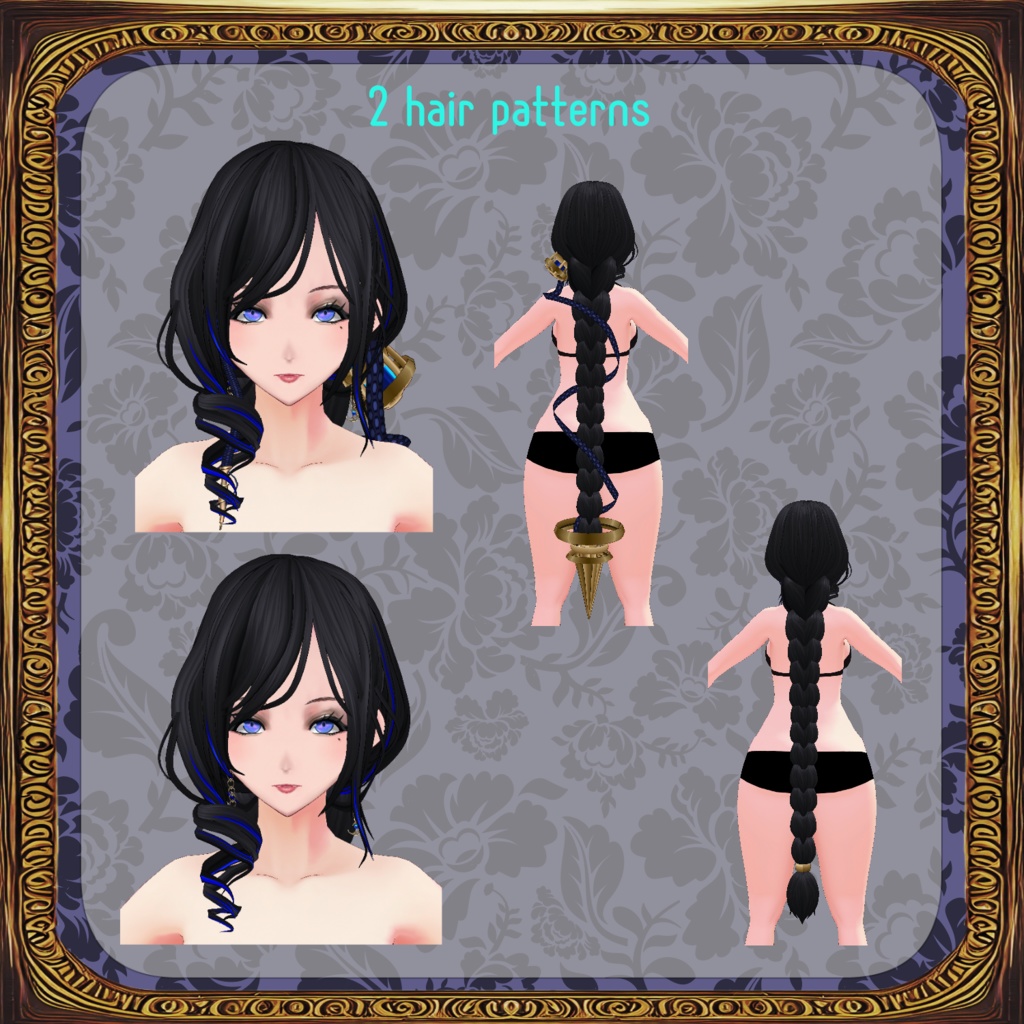 【Vroid】機械義肢少女 蠍【スチームパンク衣装】