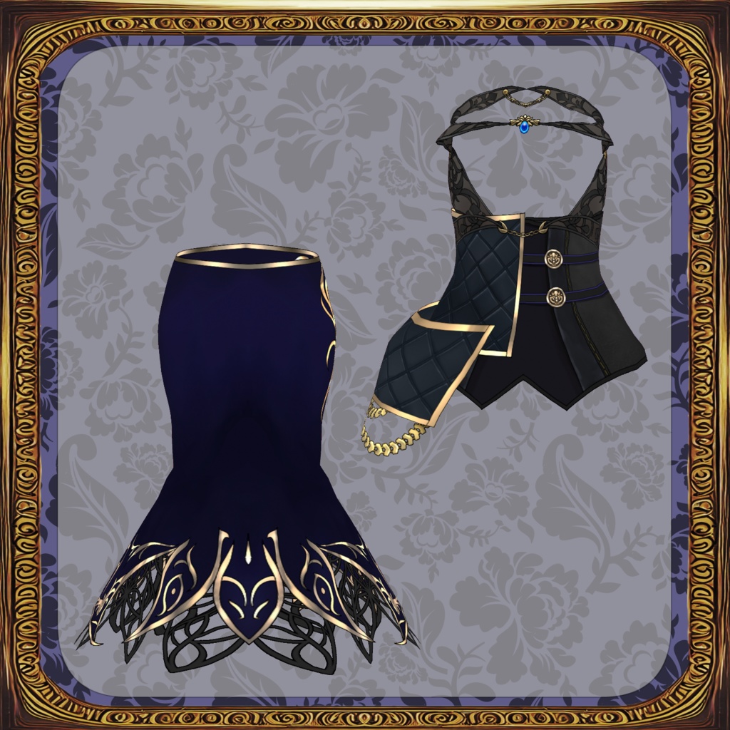 【Vroid】機械義肢少女 蠍【スチームパンク衣装】