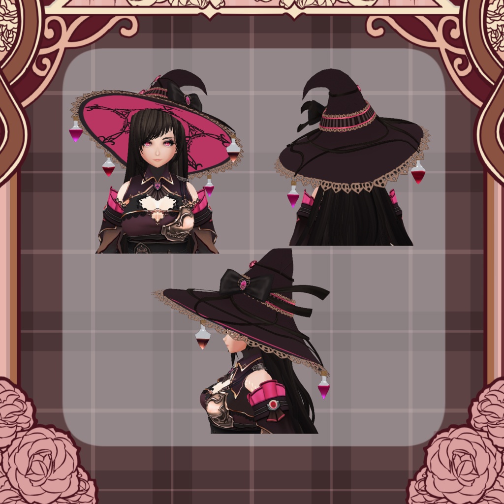 【Vroid】錬金魔女 バレンタインver【衣装】