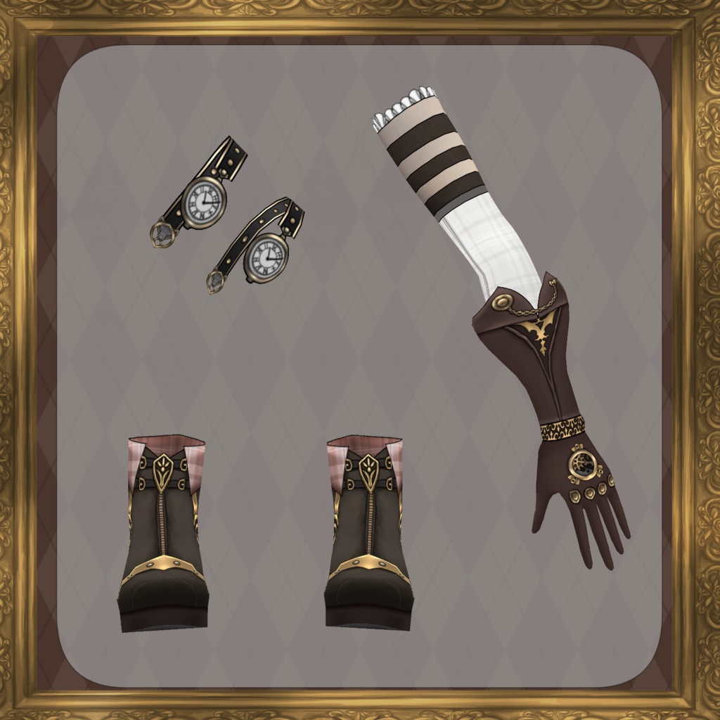 【Vroid】機械義肢少女 蚊【スチームパンク衣装】