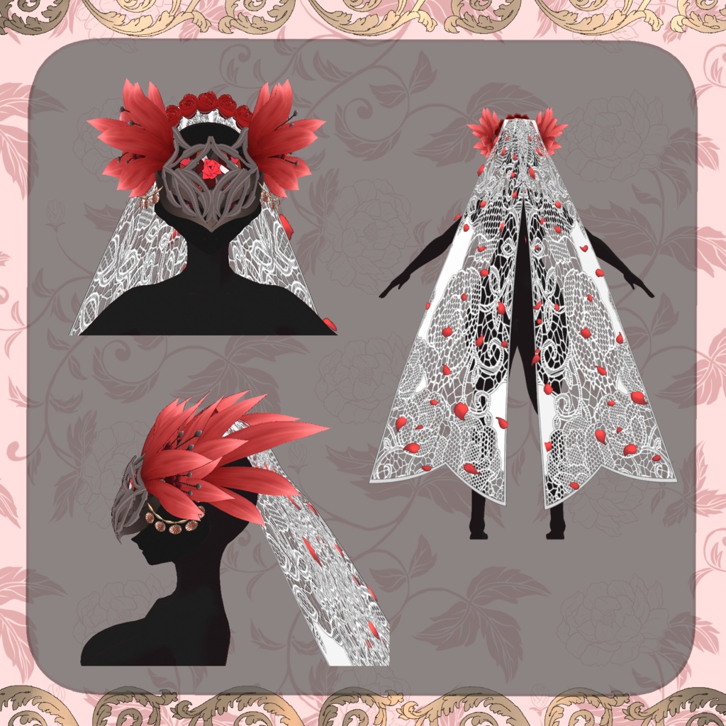 【Vroid】花の戦乙女【ヴァルキリー】