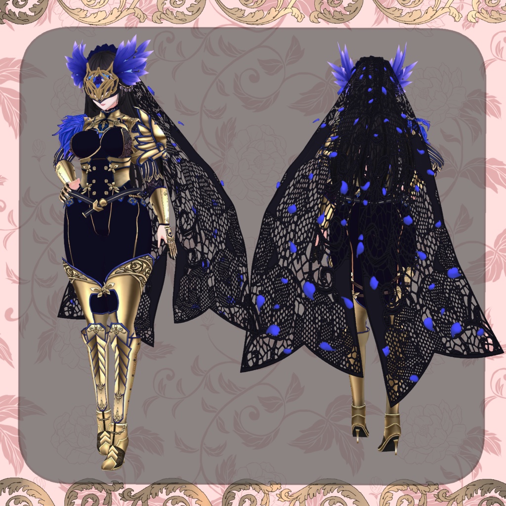 【Vroid】花の戦乙女【ヴァルキリー】