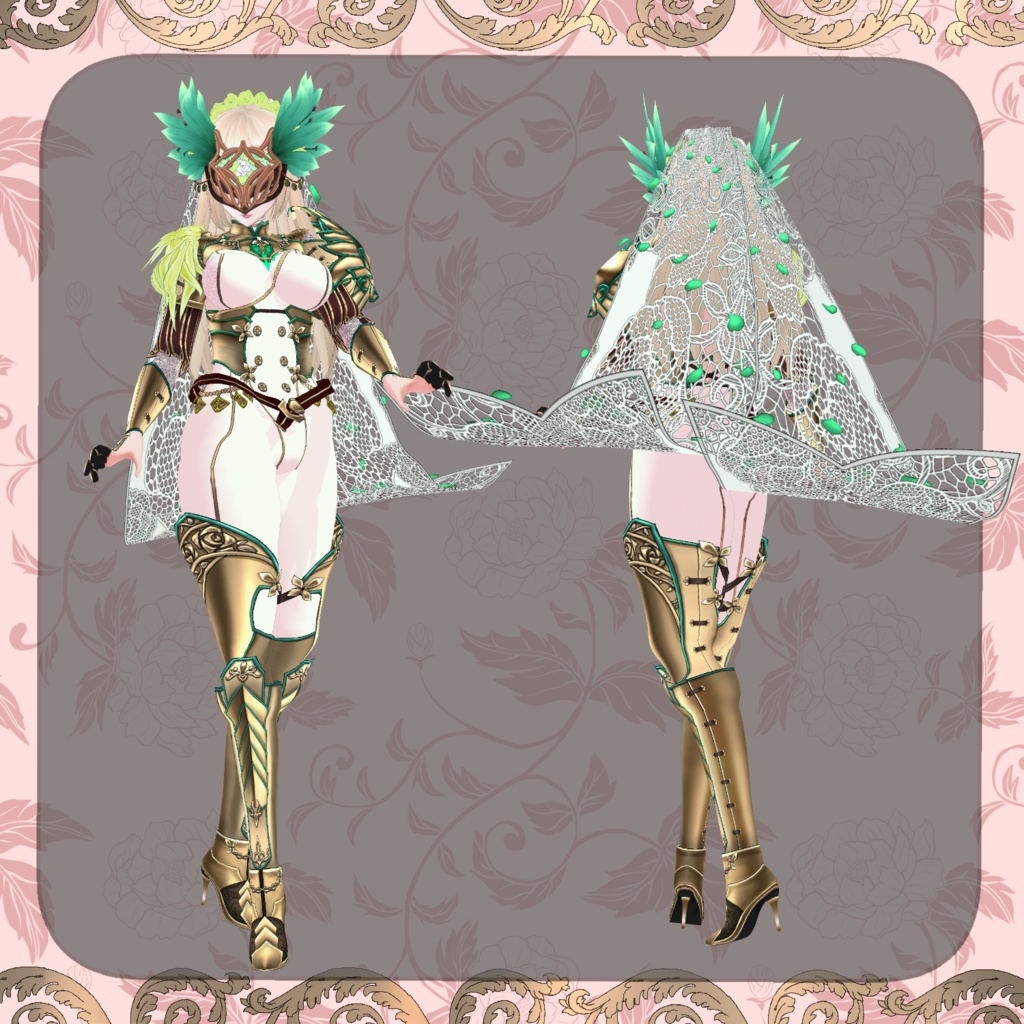 【Vroid】花の戦乙女【ヴァルキリー】