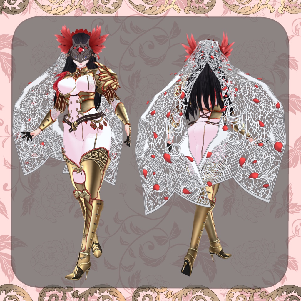 【Vroid】花の戦乙女【ヴァルキリー】