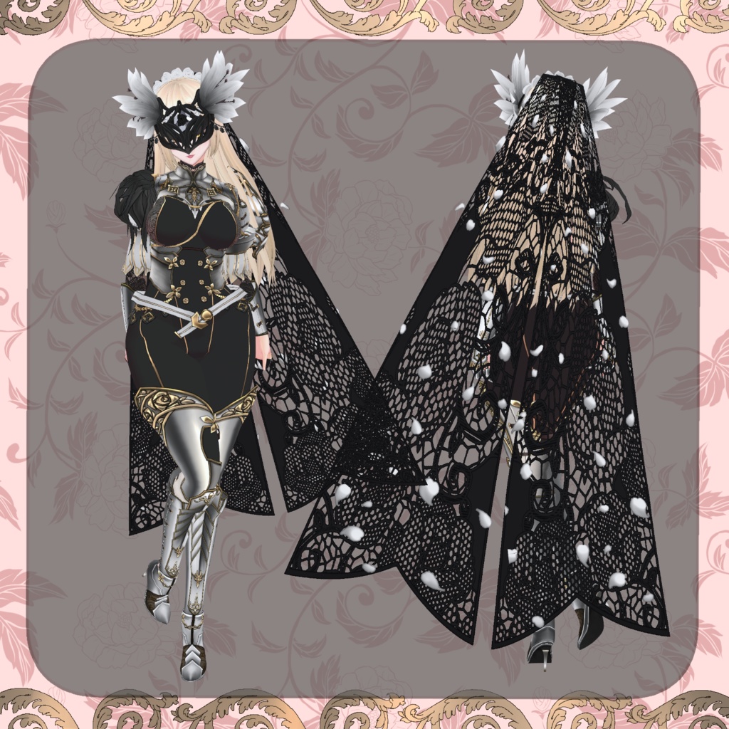 【Vroid】花の戦乙女【ヴァルキリー】