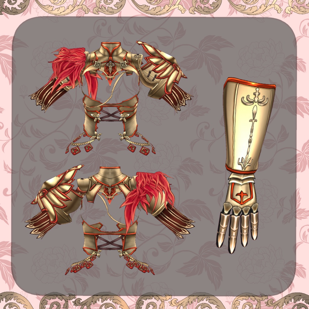 【Vroid】花の戦乙女【ヴァルキリー】