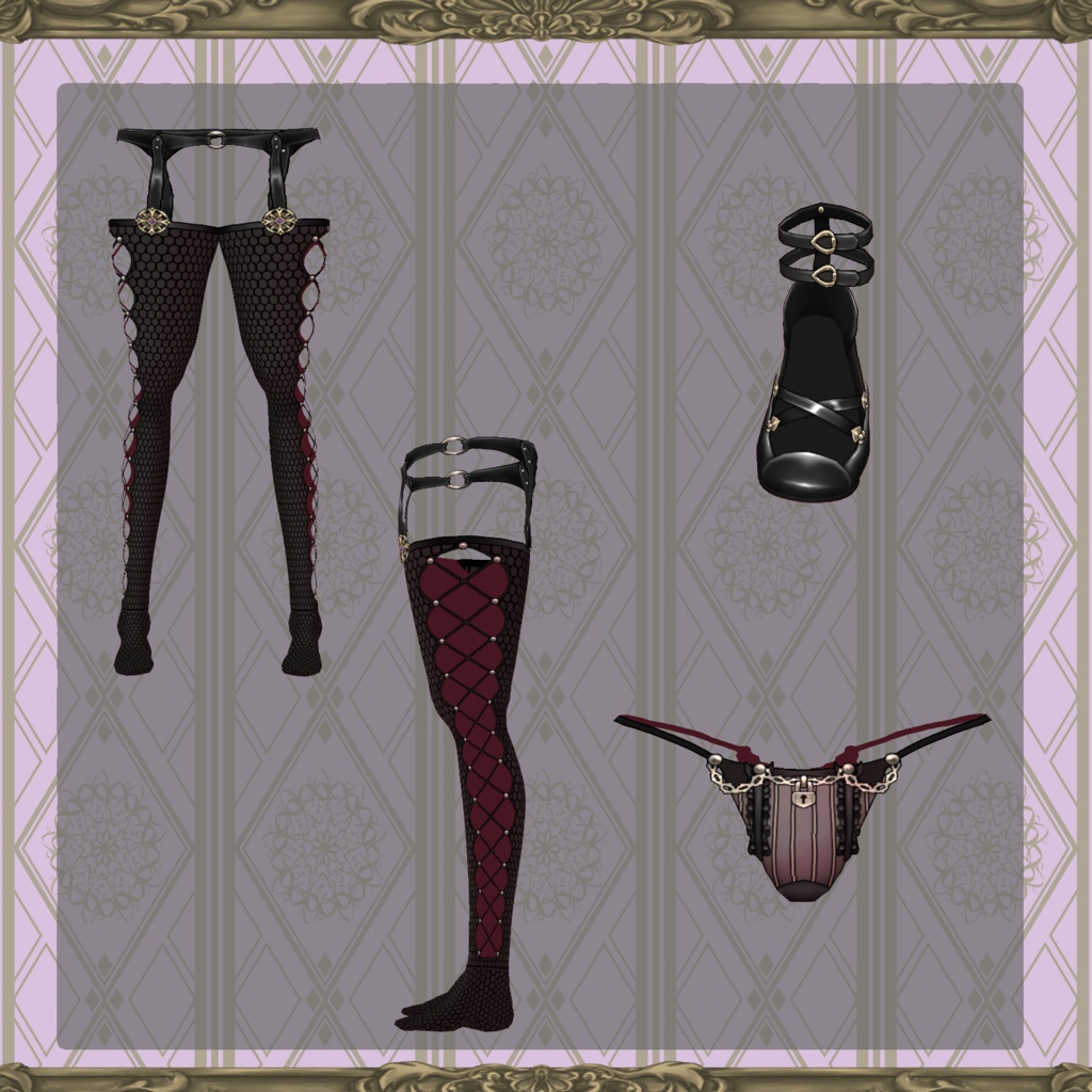 【Vroid】スチームパンクメイド【衣装】