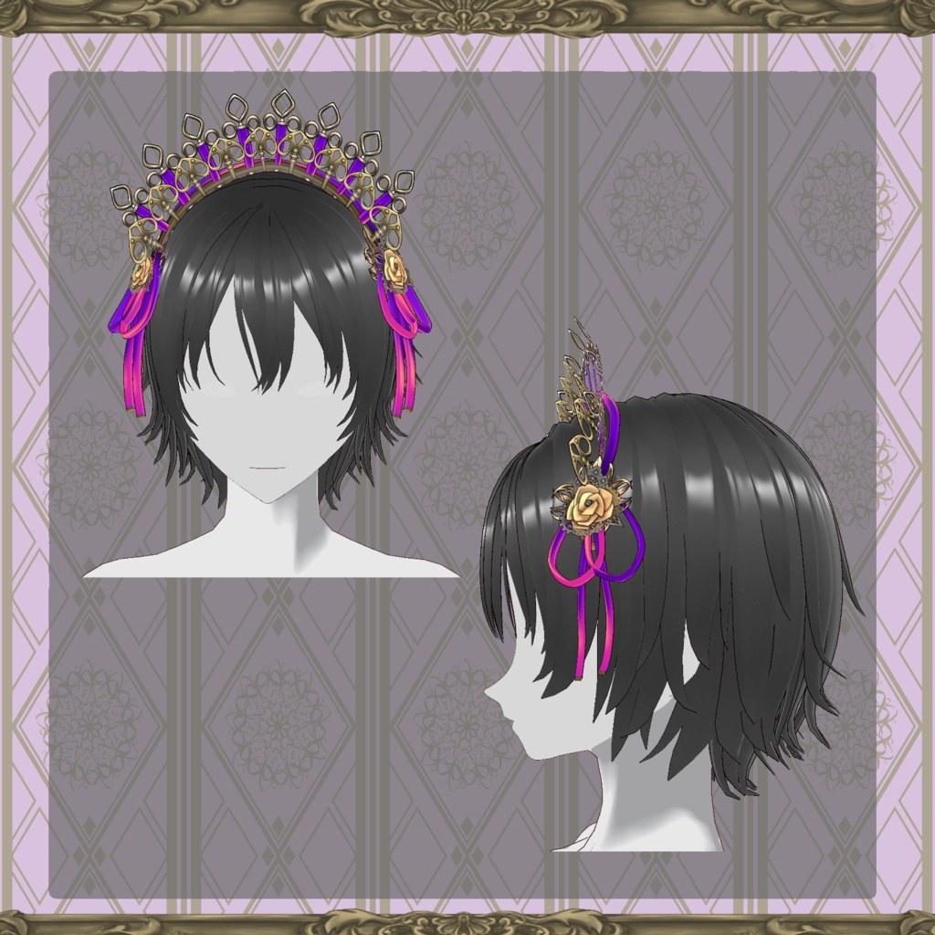 【Vroid】スチームパンクメイド【衣装】