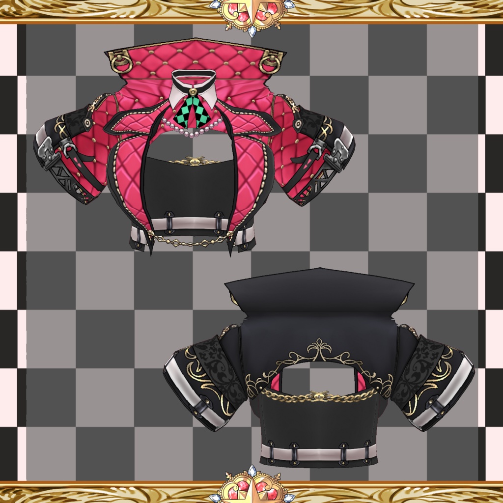 【Vroid】サイバーバニースーツ【サイバー】