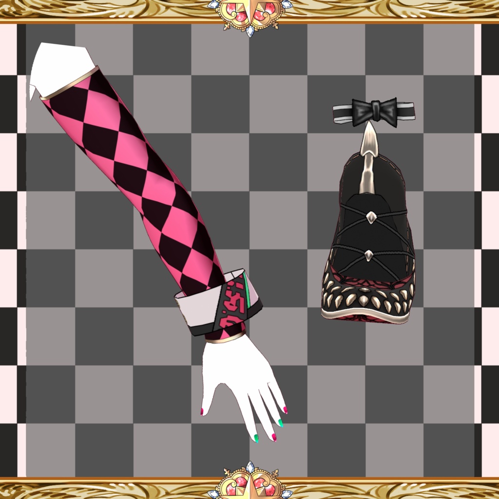 【Vroid】サイバーバニースーツ【サイバー】