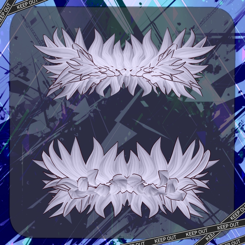 【Vroid】パンクシルバードッグ【衣装】