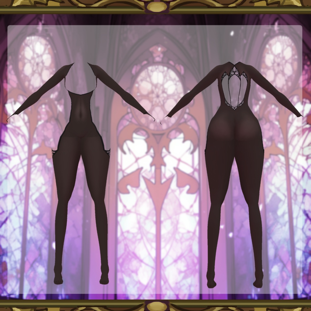 【Vroid】夜霧の聖歌【ハロウィン衣装】