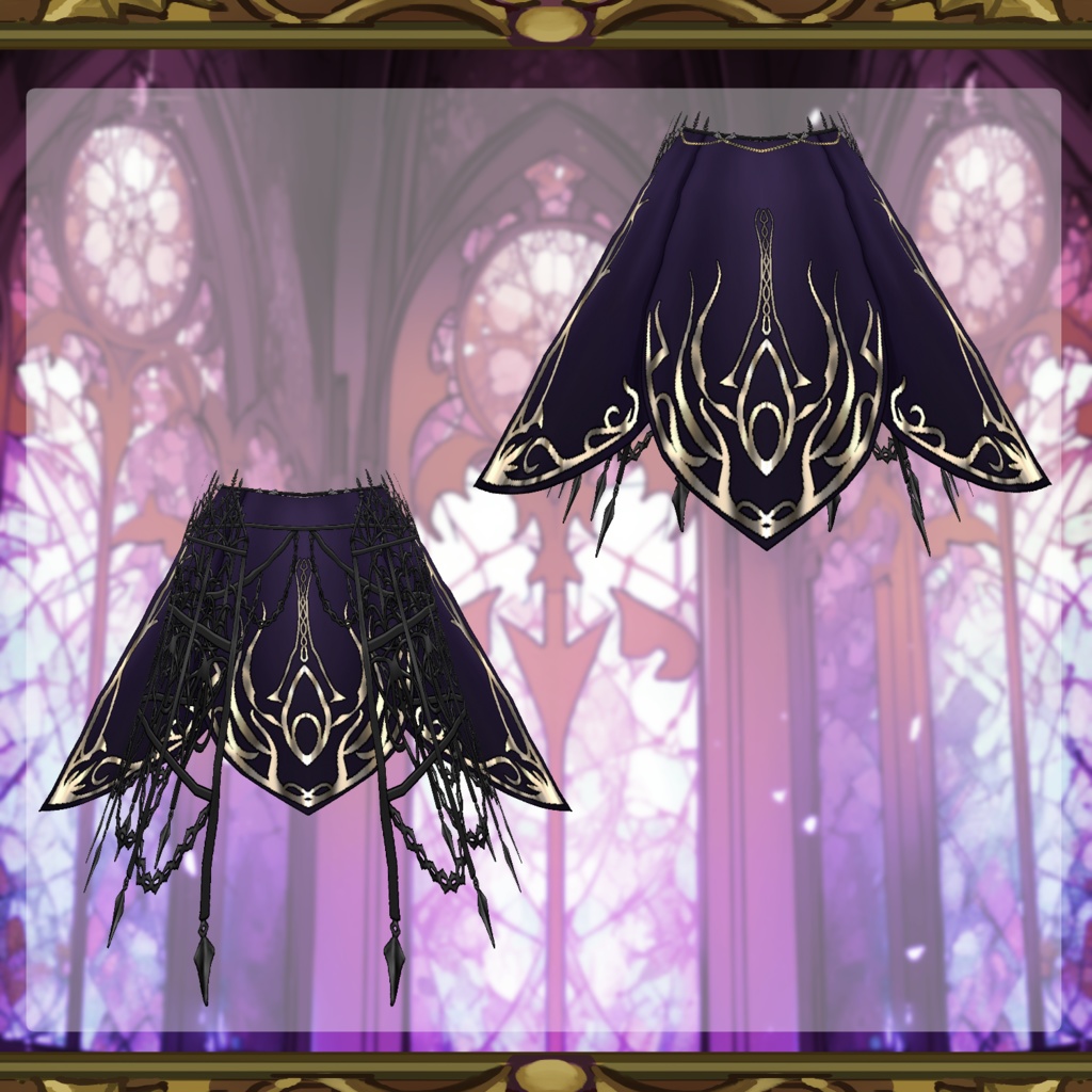 【Vroid】夜霧の聖歌【ハロウィン衣装】