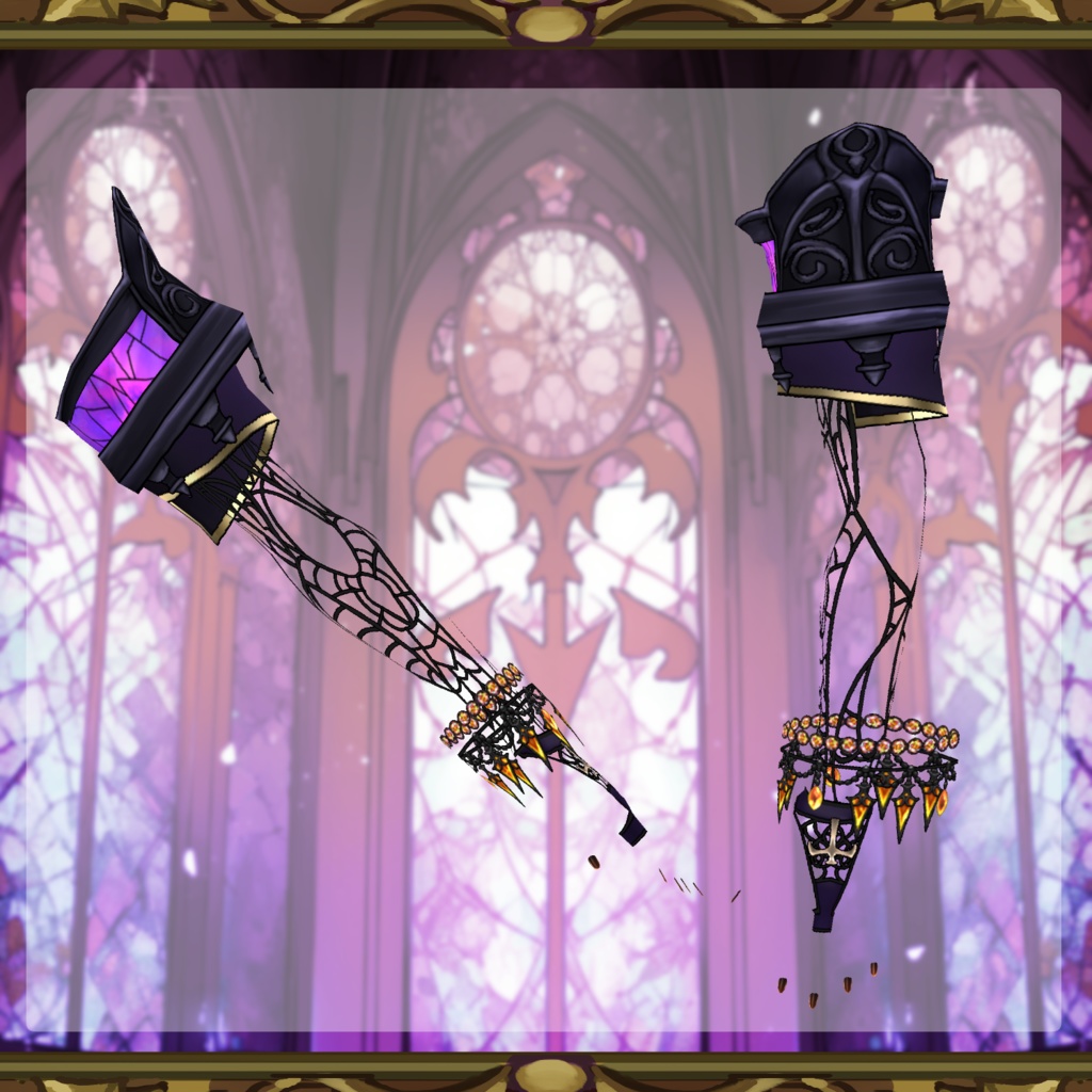 【Vroid】夜霧の聖歌【ハロウィン衣装】