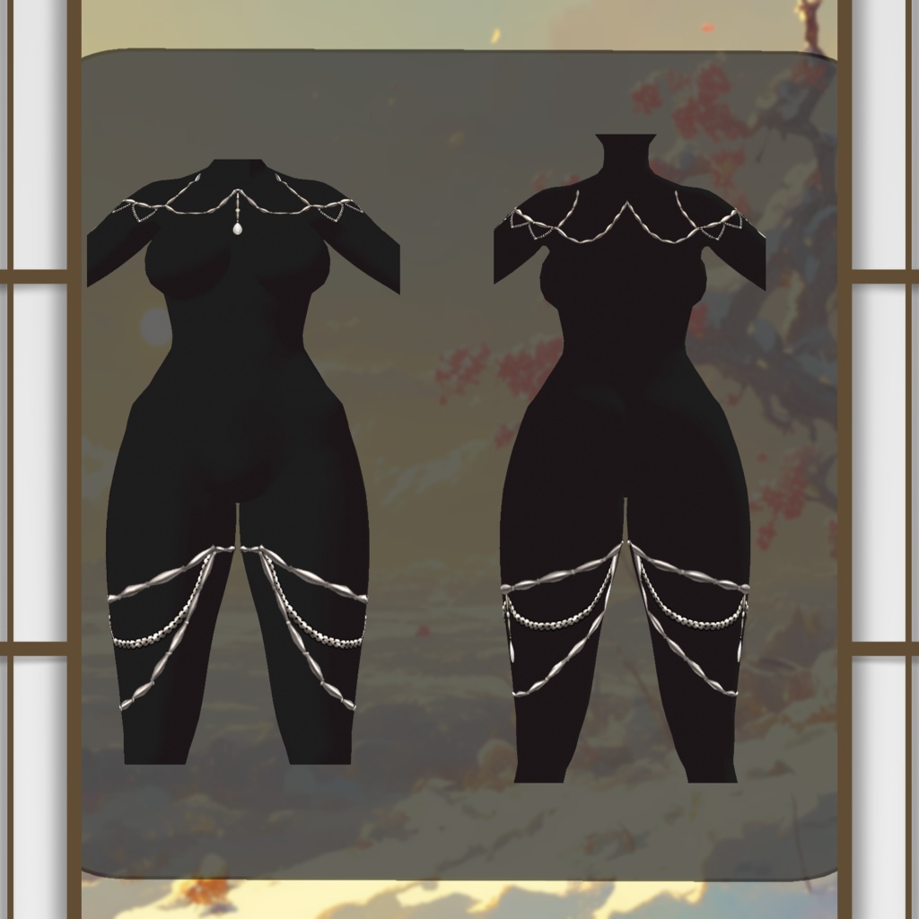 【Vroid】金眼の晴れ着 Golden eye Kimono【着物・和服】