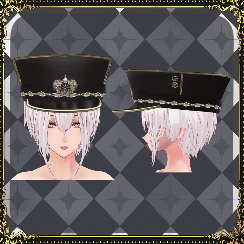 【Vroid】シュバルツレーヴェ Schwarze Liebe【軍服】