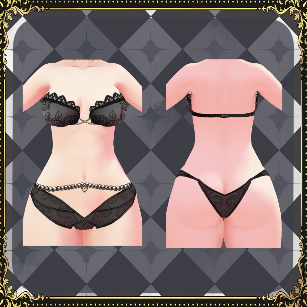 【Vroid】シュバルツレーヴェ Schwarze Liebe【軍服】