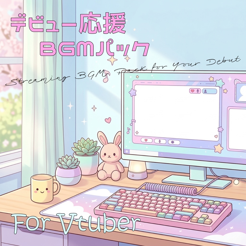 Vtuberデビュー応援BGMパック【4月30日まで￥980！】