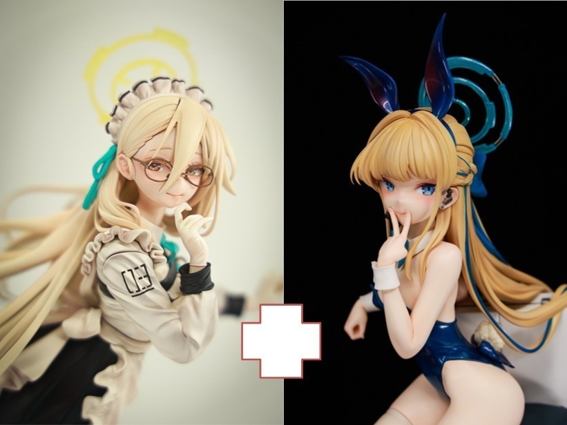 [室笠アカネ]メイド+[飛鳥馬トキ]バニ SET