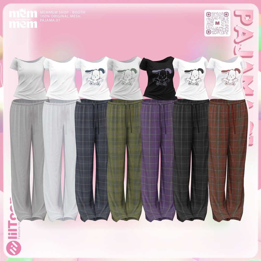 ❰Setup❱ 14アバター対応 Set_001 Pajama.A