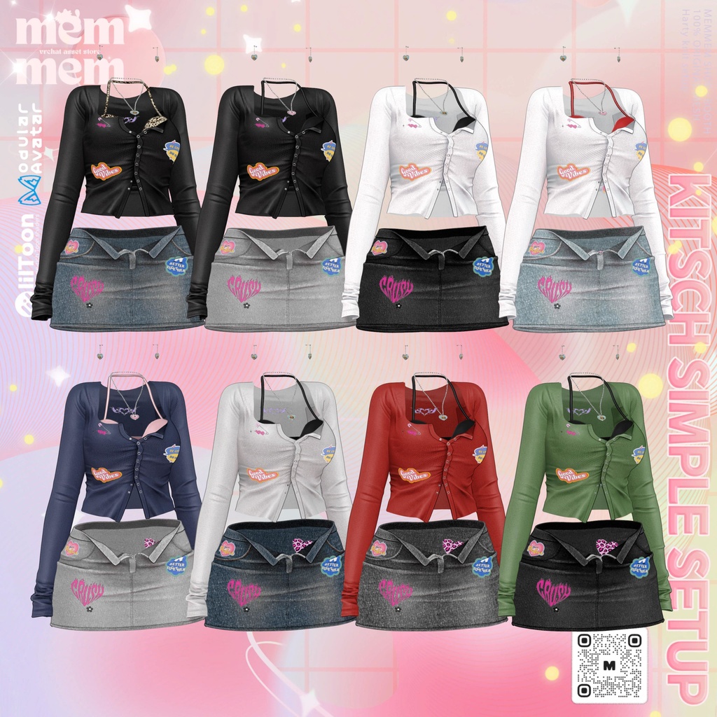 ❤️OPEN 30% SALE❤️❰Setup❱ 15アバター対応 Set_003 Kitsch Simple Setup