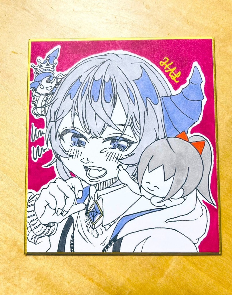 色紙 / 魔王チロルニアくん&ゆるつば 1