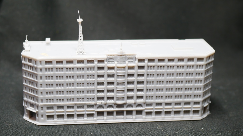 三信ビルディングCGデータ 3Dプリンターでつくる近代建築シリーズ03