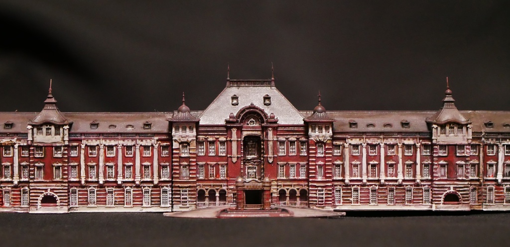東京駅のような3DCGデータ