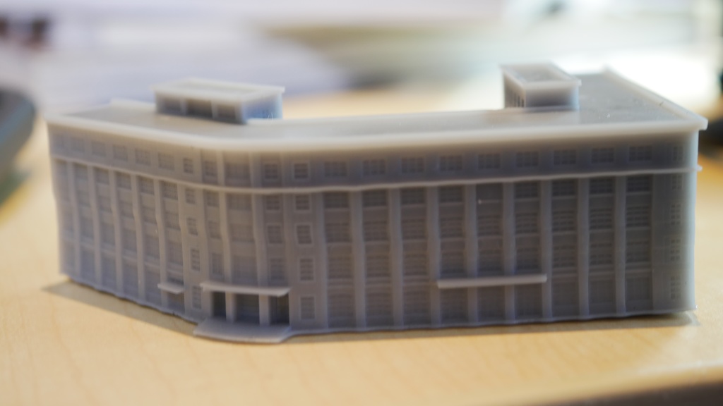 東京中央郵便局CGデータ 3Dプリンターでつくる近代建築シリーズ06