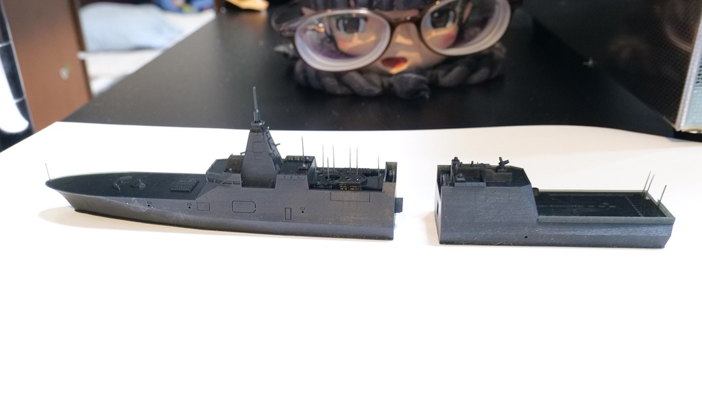 最新護衛艦 もがみ くまの 3dプリントデータ 宮間めさのテイコク立体 Booth