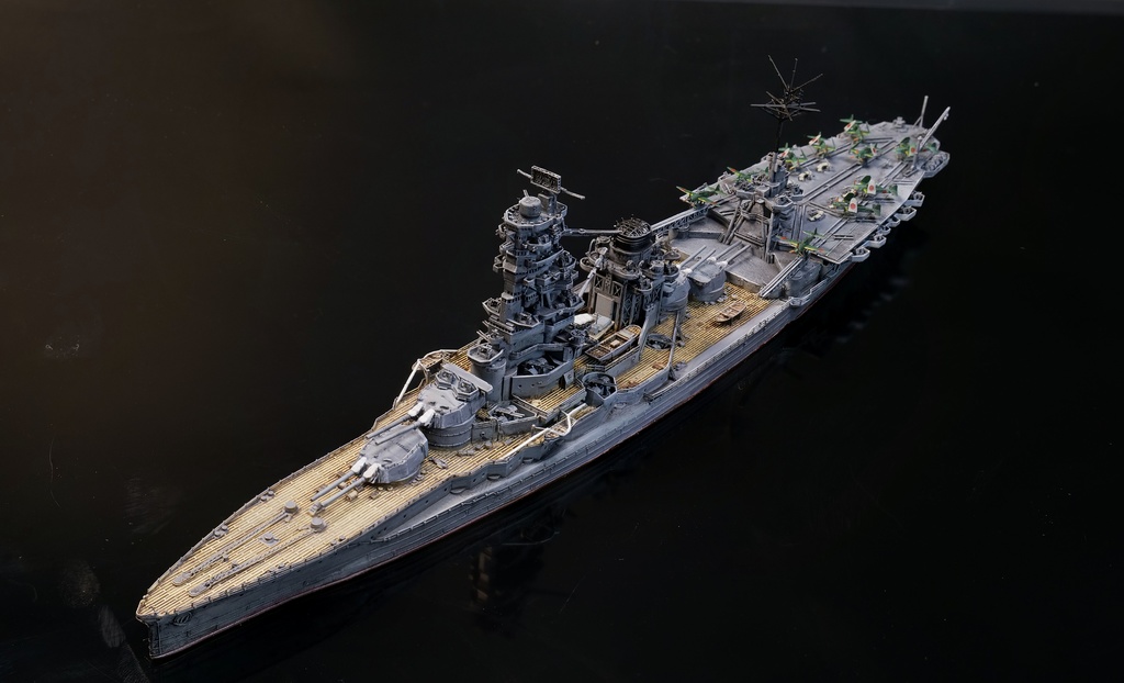 航空戦艦伊勢1/700 3Dプリント用データ