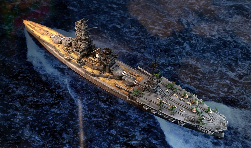 航空戦艦伊勢1/700 3Dプリント用データ