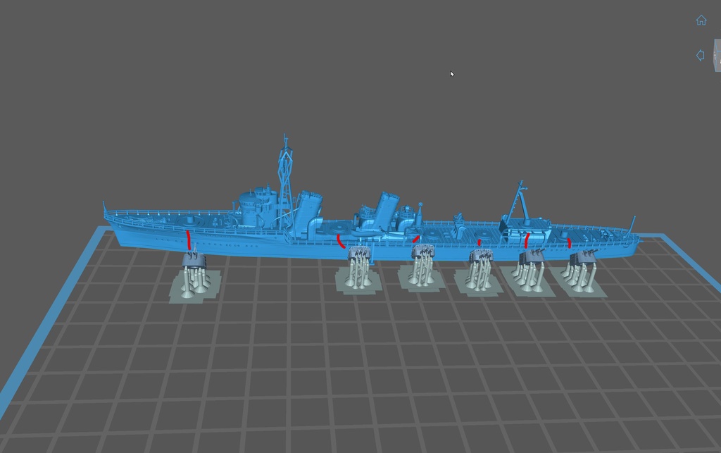 駆逐艦吹雪 3Dプリンター用データ