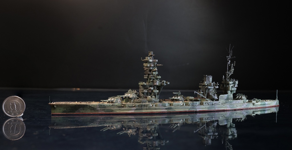 幻の戦艦扶桑3Dプリンター用データ(ワシントン海軍軍縮条約交渉中の改装計画案(昭和20年時の姿))