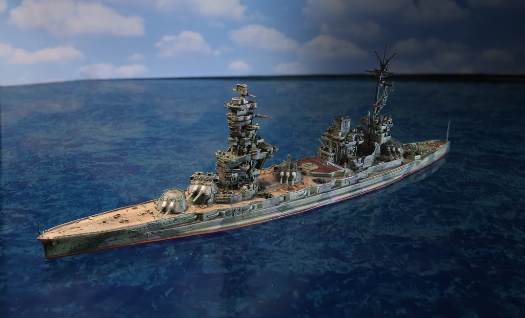 幻の戦艦扶桑3Dプリンター用データ(ワシントン海軍軍縮条約交渉中の改装計画案(昭和20年時の姿))