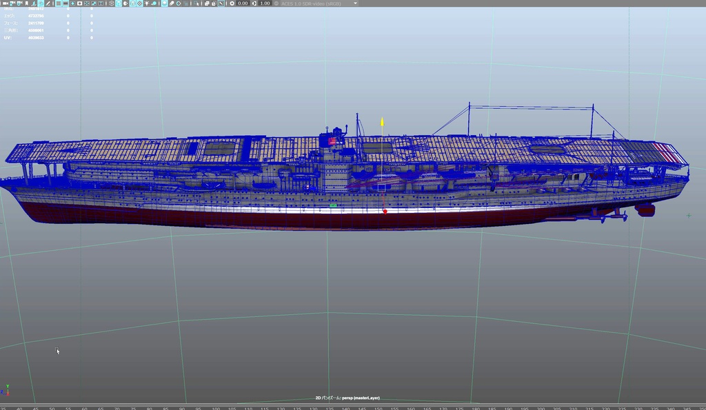 空母赤城1941 3Dプリンター用データ