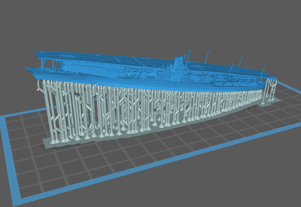 空母赤城1941 3Dプリンター用データ