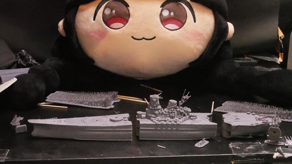 戦艦大和1945 3Dプリンター用データ(ver2改)